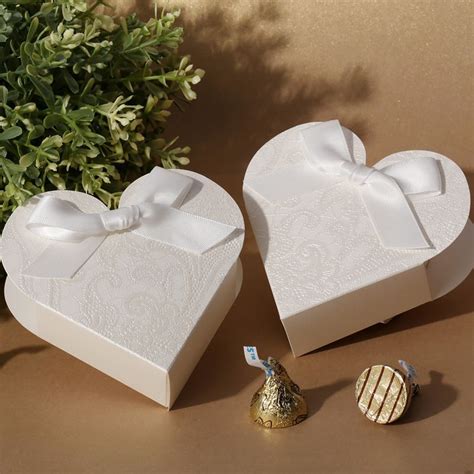 Wedding Favor Heart Shaped Box 